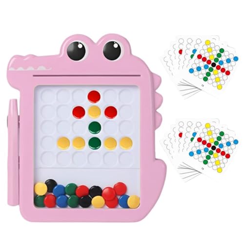 NHQZ NHQ Magnetische Zeichentafel,Magnetspiel Kinder,Magnetisches Zeichenbrett für Kinder,Magnetisches Spiel,mit Magnetstiften Bunte,Magnet Spielzeug,Montessori Pädagogisches Reisespielzeug