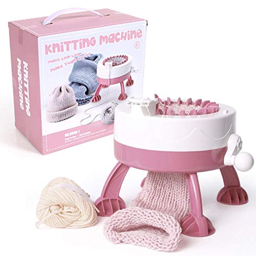 Outbit Web-Strickmaschine, 22/40/48 Nadeln, DIY-Handstrickmaschine, Webstuhlbrett, rotierende Nadelmaschine für Erwachsene und Kinder