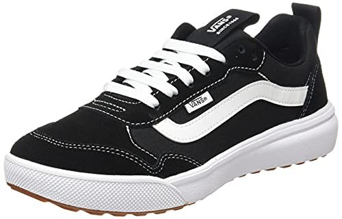 Vans Range Exp Herren Sneaker, Suede Canvas Black White, 44.5 EU