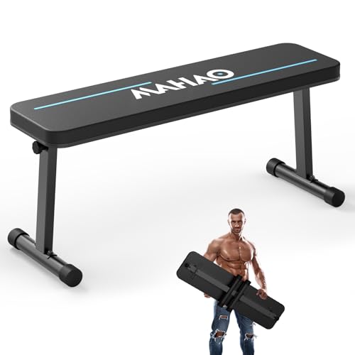 MAHAO Weight Bench Folding Workout Bench Home Training Multiuse Fitness Flat Bench