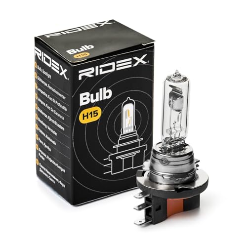 RIDEX H15 Glühlampe Fernscheinwerfer 55/15W 3300K PGJ23t-1 Fernlicht Halogen Birne 106B0016