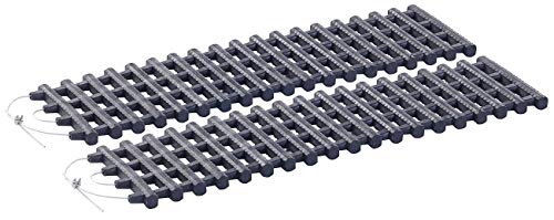 Lescars Anfahrhilfe Wohnmobil: 2er-Set Anfahrhilfe mit Tragetasche, 80 x 22 cm (Kfz Anfahrhilfen, Wohnmobil Matsch, Autosicherheit)