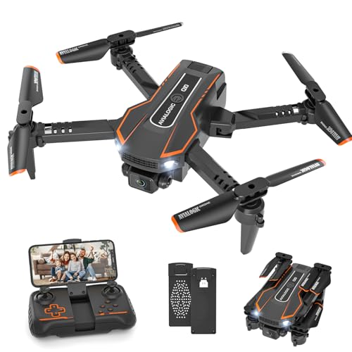 Drohne mit Kamera HD 720P für Kinder, RC Drone Quadcopter mit WiFi Übertragung, Kopflos Modus, 3D Flip, Höhenhaltung, Flugbahn, Spielzeug und Geschenke für Jungen Mädchen Anfänger
