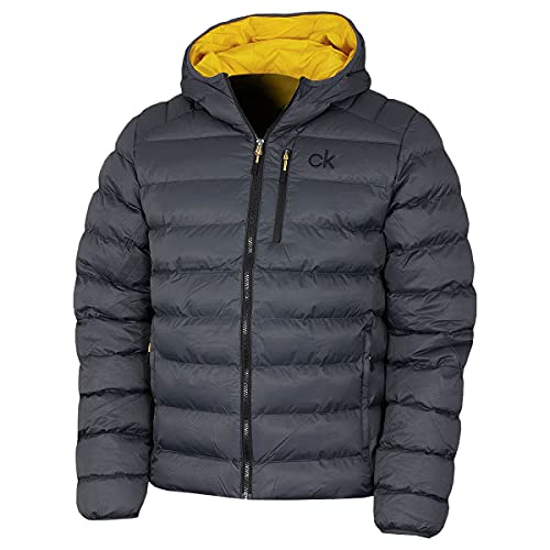 Calvin Klein Herren San Gabriel gewebt Jacquard Jacke - Charcoal - L