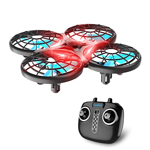 Loolinn | Drohne für Kinder Geschenk - Mini Drohne, RC Quadrocopter mit Antikollisionstechnologie/Sicher für Kinder/Leicht zu fliegen / 360° Flips/Handgesteuerter Modus (Geschenk für Kinder)