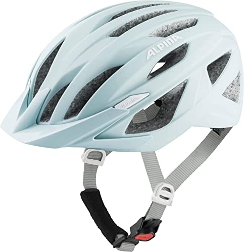 ALPINA PARANA - Leichter, Individuell Anpassbarer Touren Fahrradhelm Mit Fliegennetz Für Erwachsene, pastel green matt, 55-59 cm