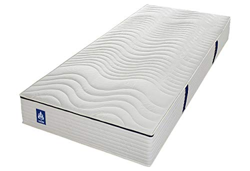 Irisette Rügen 1.000er Tonnentaschenfederkernmatratze, Wendematratze mit 7 Zonen, Härtegrad 3, 100 x 200 cm, Öko-Tex zertifiziert, produziert nach deutschem Qualitätsstandard