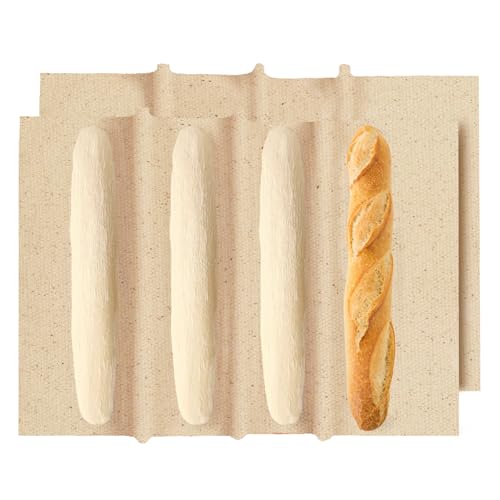 Bäckerleinen - Teigtuch - Bäckerleinen Teigtuch, aus Naturleinen, ideal für Teigzubereitung und Brotbacken, saugfähig und langlebig, für Bäcker und Hobbybäcker