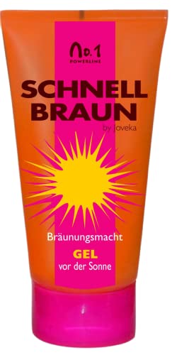 Joveka Schnellbraun Gel, Bräunungsintensivierer, 150 ml, 1-er Pack