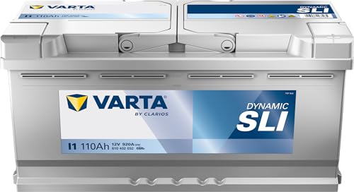 Varta lead acid, 6104020923162 Silver Dynamic I1 Autobatterien 12 V 110 Ah 920 A, Kompatibel mit PKW