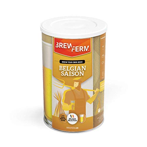 Brewferm - Bierkit Belgian Saison - Bierbrauset Zum Selber Brauen - 15 Liter - Würziges, pfeffriges Aroma