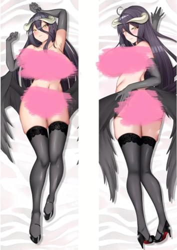 RuiHao Anime Kissenbezug Für Ecchi Hentai Waifu Ahegao Uncensored,Anime Pillowcase Digitaler Doppelseitiger Druck Kissenbezug,Seitenschläferkissen Bezug,Bedding Umarmungskissen Bezu