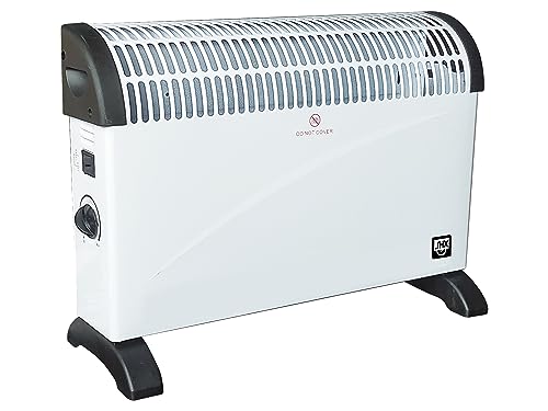 SHX Konvektorheizung mit Turbo-Heizlüfter 2000W SHX08TKV2000 – Heizkörper mit 2000 Watt, Sicherheitsthermostat, 3 Leistungsstufen, Überhitzungsschutz, geräuscharm, Weiß