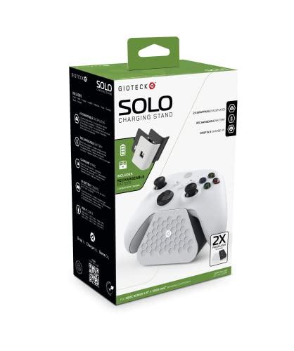 Gioteck Solo Ladestation für 1 Xbox Series X|S und Xbox One Wireless Controller mit austauschbaren Frontplatten (2)