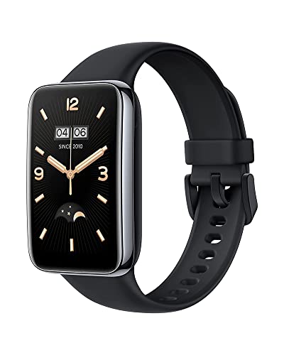 Xiaomi Smart Band 7 Pro, Smartwatch Herren mit 1.64' AMOLED Display, Sports Watch mit GPS Herzfrequenzmesser für Frauen, 110 Sportmodi 5 ATM Wasserdicht Activity Tracker, Schwarz