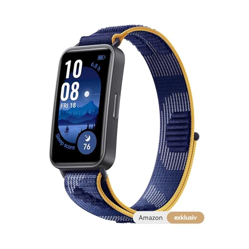 HUAWEI Band 9 Smartwatch, TruSleep 4.0, wissenschaftliche Schlafüberwachung, bis zu 14 Tage Akkulaufzeit, 100 Trainingsmodi, iOS & Android, Blau, 30 Monate Garantie