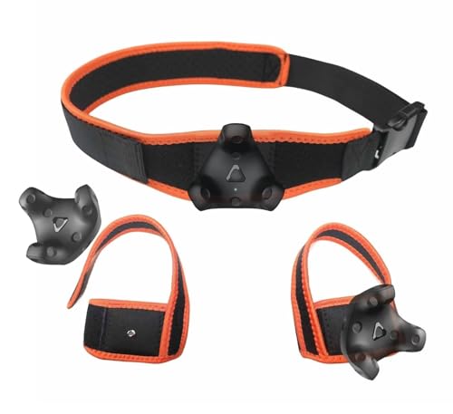 Jadery VR-Tracker-Gurte, 3-in-1, für Vive Ultimate Tracker, Vive Tracker, Tundra Tracker, Ganzkörper-Tracking-Gürtel im VR-Chat, Dance Dash und andere FBT-Apps (neues Modell für 2024)