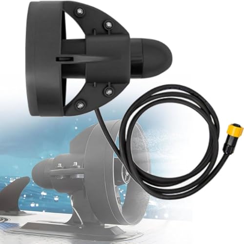 288 W elektrische motorisierte Finne, 12 V Thrust Surfboard Unterwasser-Thruster, Surf & SUP Finne Akku Elektro Finne Stand Up Paddle Board Motor