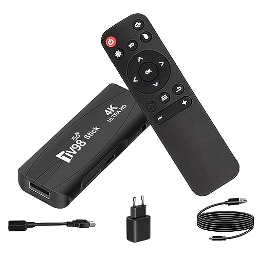 Phyachelo 1 Stück TV98 1G+8G Android 12.1 2,4G 5G WiFi Android Smart TV Box (EU-Stecker)