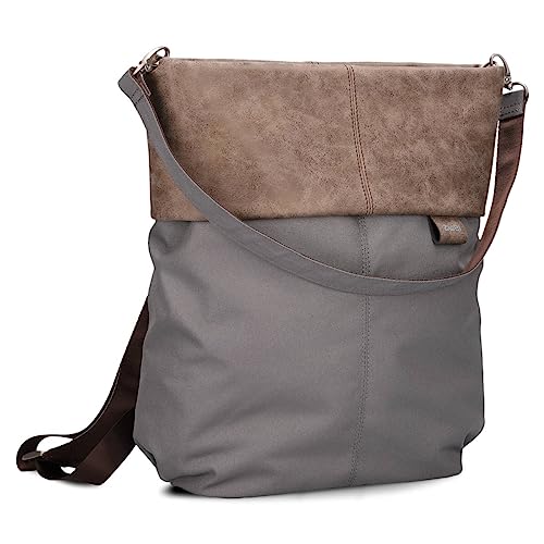 Zwei Damen Rucksack-Tasche Olli OR12 (7 Liter) Handtasche & Rucksack 2-in-1 wasserabweisende Schultertasche mit gepolstertem Laptopfach (bis 13'), Damentasche & Cityrucksack in Einem (rock)