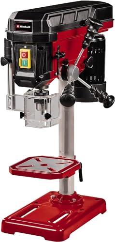 Einhell Säulenbohrmaschine TC-BD 500 (500 W, bis 2410 min-1, 9 Stufen, max. Bohrtiefe 50 mm, einstellbarer Tiefenanschlag, neig-/drehbarer und höhenverstellbarer Bohrtisch)
