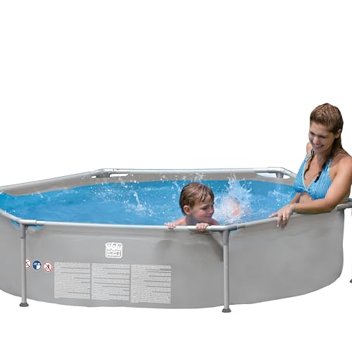 Happy People 77518 240x51 Steel Frame Pool 240x51 cm, rund, grau