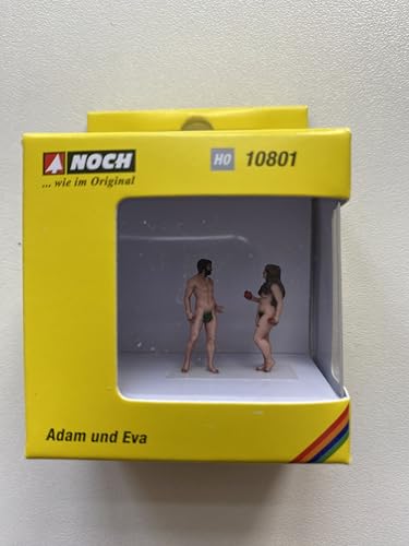 NOCH® Adam und Eva, 3D-Druck Figuren, H0 Modellbahn Zubehör für Dioramen und Szenenbau