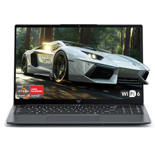 ACEMAGIC Gaming Laptop Computer - 2025 Neueste 15.6 Zoll FHD Display Laptop mit AMD Ryzen 7 5700U Prozessor bis zu 4.3GHz, 16GB Ram DDR4 512GB NVMe PCIe 3.0 SSD Gaming Notebook, Leichtgewicht