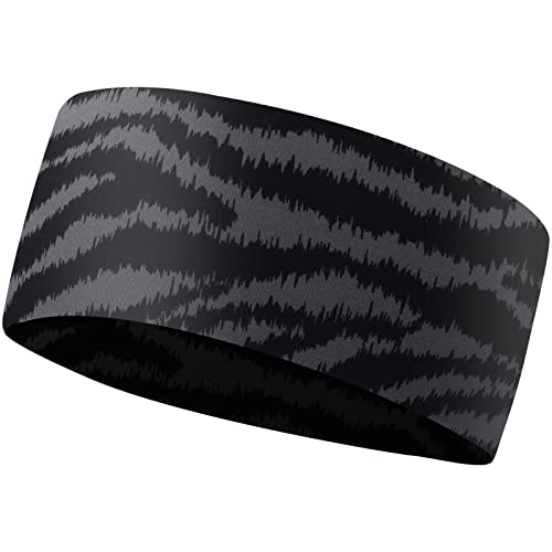 Stirnband Sport - Breit Schweißband Stirn für Herren und Damen, Schnelltrocknend Ohrenschützer Haarband für Fitness Joggen Laufen Rad Wandern Tennis und Yoga