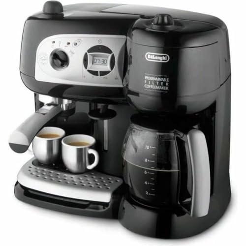 De’Longhi BCO264.1 Espressomaschine und Kaffeemaschine in einem, mit Pumpe, Schwarz, 38 x 24 x 35 cm