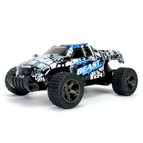 fisca Ferngesteuertes Auto, 2.4GHz RC Auto Crawler Spielzeug Geschenk für Kinder, Off Road RC Truck, RC Monster Truck für Jungen Mädchen Erwachsene