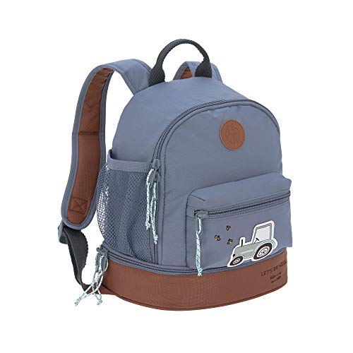 LÄSSIG Kinderrucksack mit Brustgurt Kindergartentasche Kindergartenrucksack 6,5L ab 3 Jahren/Mini Backpack Adventure Tractor