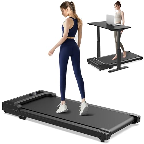 Kerolina Laufband für Zuhause Walking Pad - 2.5HP Elektrisches Laufband Low Noise Walking Machine Mini Laufbänder Under Desk Schreibtisch Treadmill