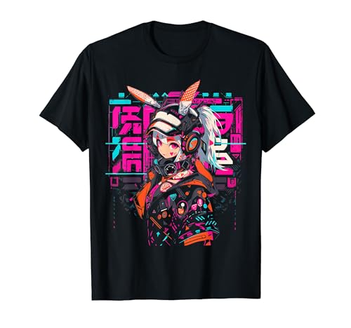 Anime Manga Cyberpunk Aesthetic Techwear Harajuku T-Shirt