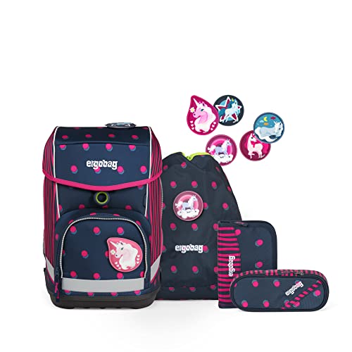 ergobag cubo Set ergonomischer Schulrucksack, Set 5-teilig