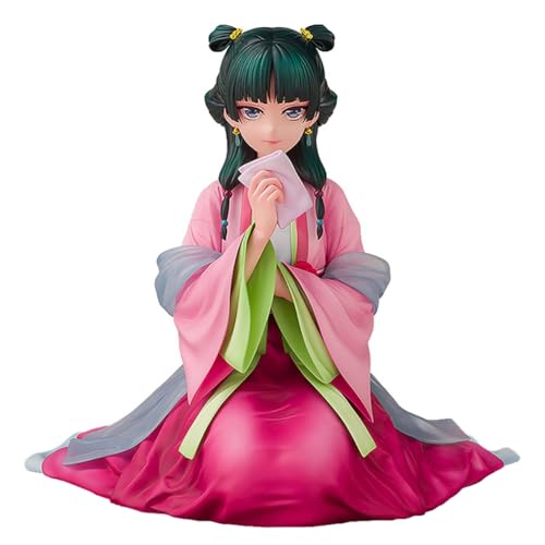Noowye Maomao Action Figur Anime Maomao Figuren - 13CM Kleid Mädchen Statue Cartoon Charakter Sitzen Pose Modell PVC Desktop Dekoration Ornamente