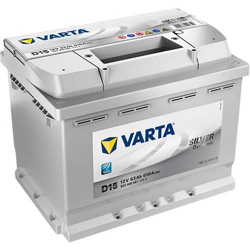 VARTA D15 Silver Dynamic / Autobatterie / Batterie 63 Ah