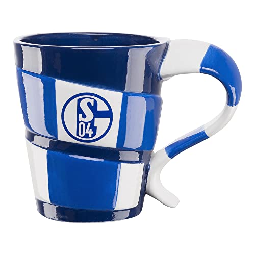 FC Schalke 04 Tasse Kaffeetasse Kaffetasse Schal Blockstreifen