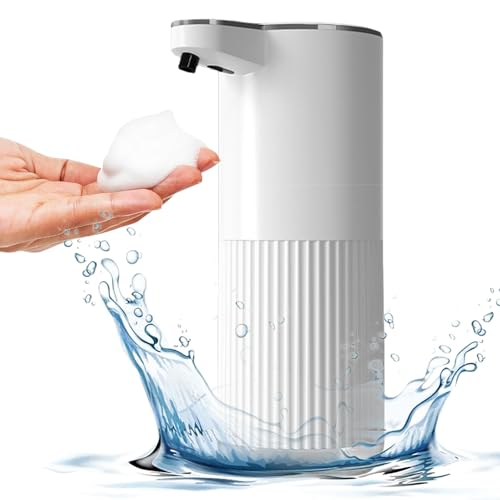 Seifenspender Automatisch, Automatischer Seifenspender 360ML,Elektrischer Seifenspender, Seifenspender Wandbefestigung Mit Sensor USB-C Aufladung, Schaumseifenspender IPX5 Wasserdicht Für Küche Hote