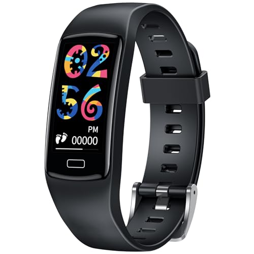 Smartwatch Armbanduhr Fitnessuhr Schrittzähler Wasserdicht: Smart Watch Kinder Uhr Mädchen Jungen Teenager Uhren mit Herzfrequenz Blutdruck schla Sportuhr Wecker Kinderuhr Fitness Tracker ab 12 Jahre