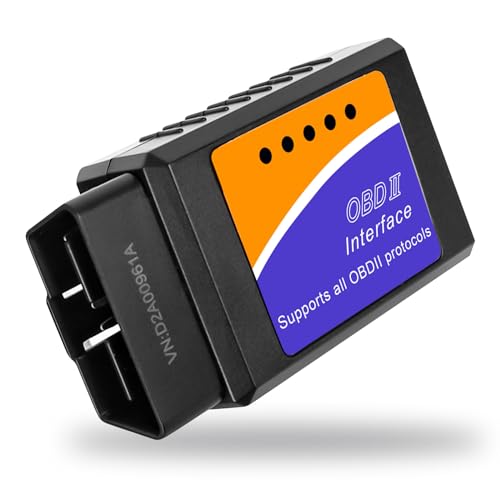 smtfcty OBD 2 Diagnosegerät Auto Adapter WiFi OBD Diagnosegerät kompatibel mit iOS, iPhone, iPad und Android,OBD 2 Bluetooth Adapter OBD Auto Diagnosegerät für Alle OBD 2 Protokoll Fahrzeug