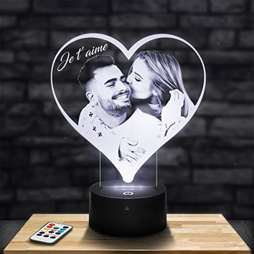 Lampephoto.fr - Fotogeschenke Personalisierte Fotolampe, Geschenke für Frauen, Geschenk für Sie, Valentinstag, Personalisierte Geschenke, Geburtstagsgeschenk für Frauen
