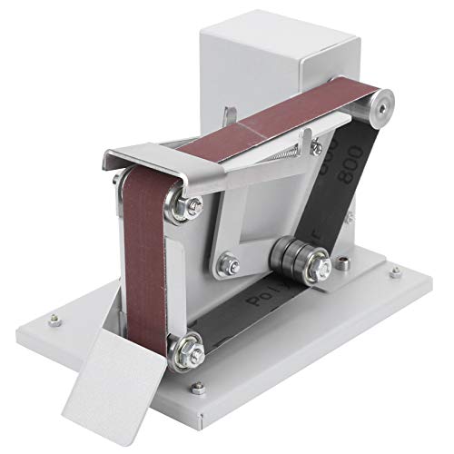 DIY Poliermaschine Mini Bandschleifer Verstellbarer Kantenschleifer Schleifmaschine Winkel Einstellbar Multifunktionsschleifer Schleifen Polieren Werkzeug, 4500-9000RPM, 7-Fach(EU 220V)