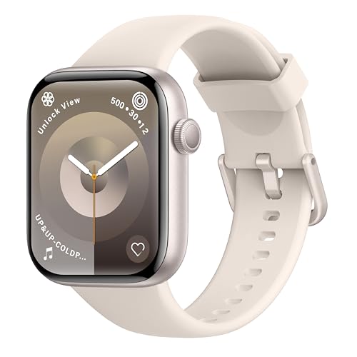 Smartwatch Damen Herren, 1,85' HD Touch Fitnessuhr mit Telefonfunktion, 140+Sportmodi Smart Watch Fitness Tracker mit Pulsmesser Schlafmonitor Schrittzähler, IP68 Wasserdicht Sportuhr für iOS Android