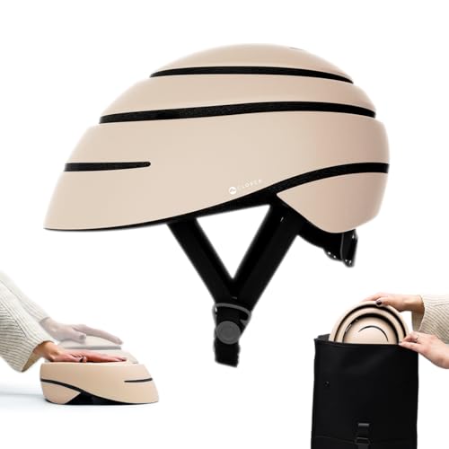 CLOSCA Faltbarer Helm.Fahrradhelm für Erwachsene. Fahrradhelm und Rollerhelm Zertifiziert. Pendlerhelm. Klapphelm. Helm für Frauen.Helm für Männer.
