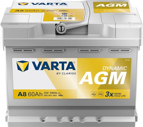 Autobatterie VARTA 50Ah 540A AGM Starterbatterie 550901054J382