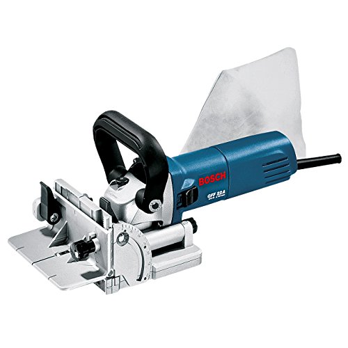 Bosch Professional Universalfräse GFF 22 A (22 mm Schnitttiefe, inkl. Staubbeutel, 1x Scheibenfräse 105x22mm, 8, Zweilochschlüssel, L-BOXX 238), 0601620070