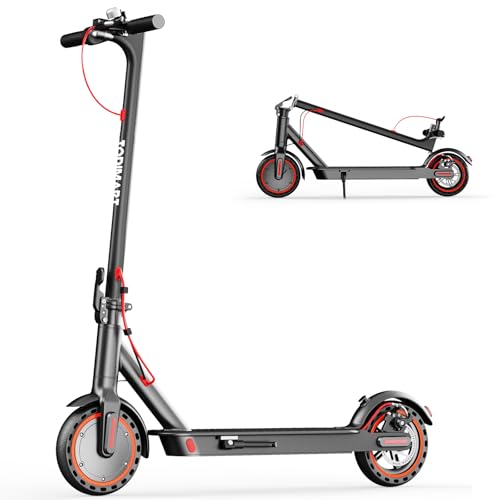 TODIMART T3 Electric Scooter, 8,5 Zoll Reichweite bis zu 20-30km Maximale Belastung 120KG App-gesteuert, Straßenreifen Faltbarer tragbarer Elektroroller