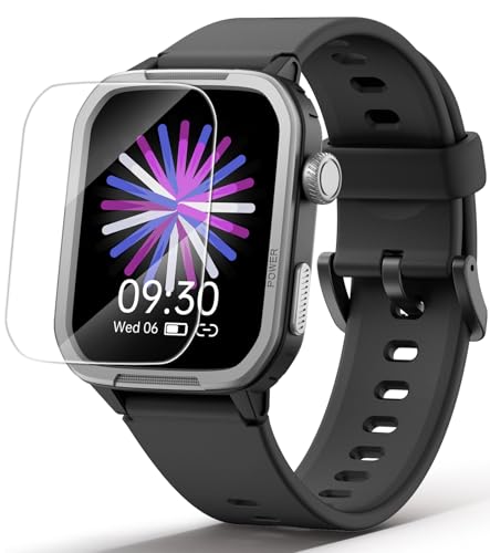 Kinder Smartwatch für Jungen Mädchen, Gehärtetes Glas Aktivitäts Tracker Uhr IP68 wasserdichte Con Displayschutzfolie, 19 Sportmodi, Herzfrequenz Schlafmonitor, Schrittzähler, Kindergeschenke