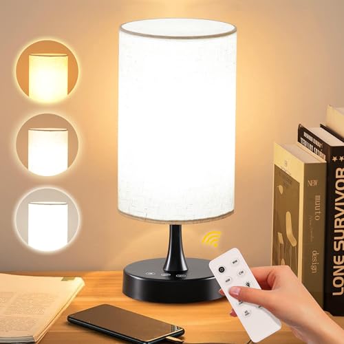 Caromolly Tageslichtlampe 10000 Lux Simulation von Tageslicht, Tageslichtleuchte mit Fernbedienung, 3 Farbtemperaturen & 4 Helligkeitsstufen & Timer, Vollspektrumlampe für Zuhause (schwarzer)